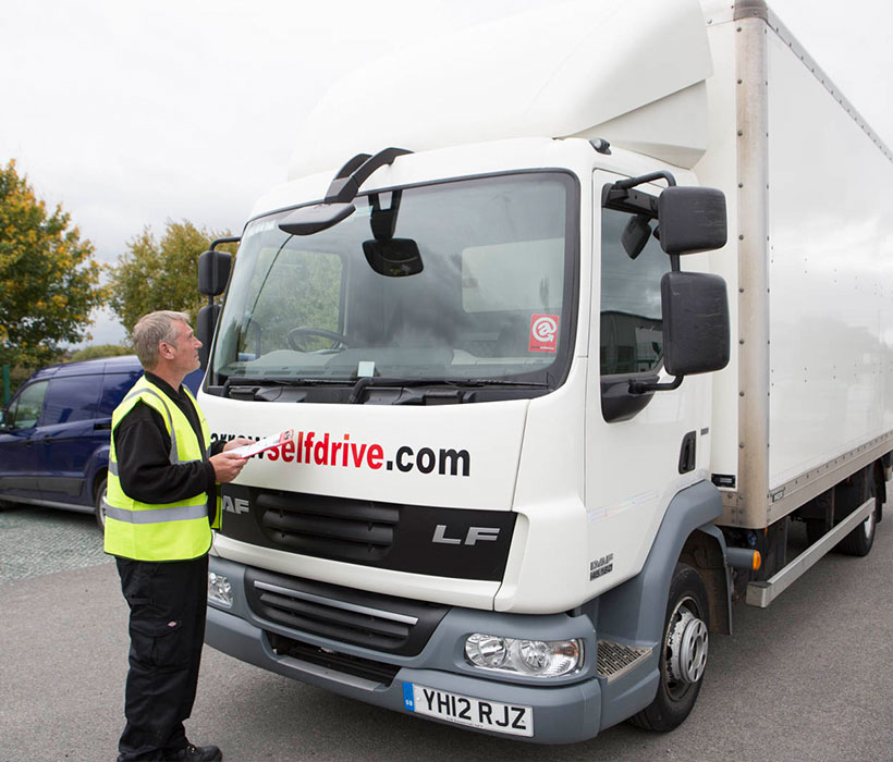 Arrow Self Drive vehicle inspection