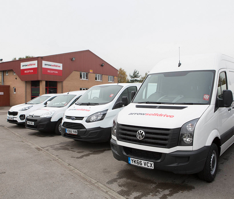 Arrow Self Drive vans for hire