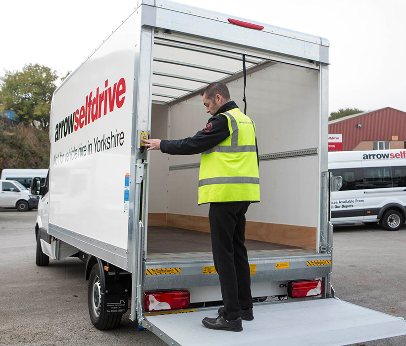 Arrow Self Drive vehicle check